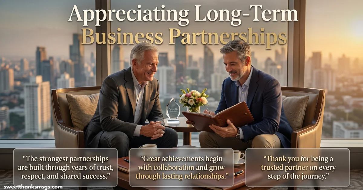 90 Thank You for Partnership Quotes for Strong Teams Appreciating Long-Term Business Partnerships