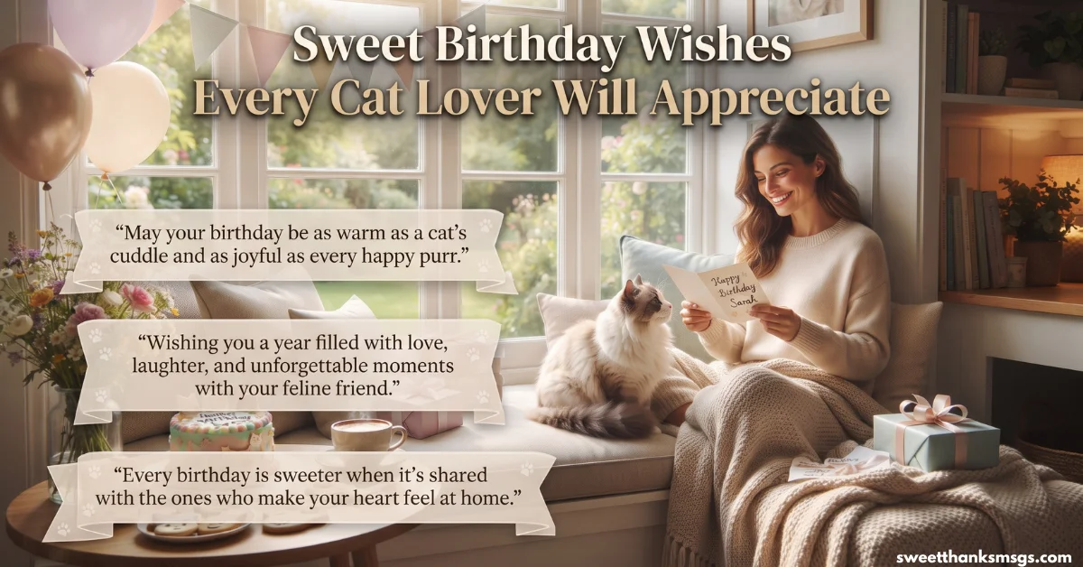 Sweet Birthday Wishes Every Cat Lover Will Appreciate