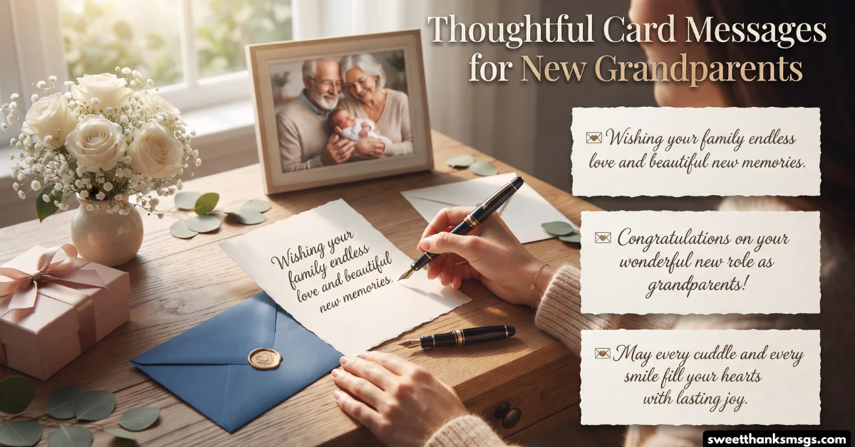 Heartfelt Wishes for New Grandparents to Share Thoughtful Card Messages for New Grandparents