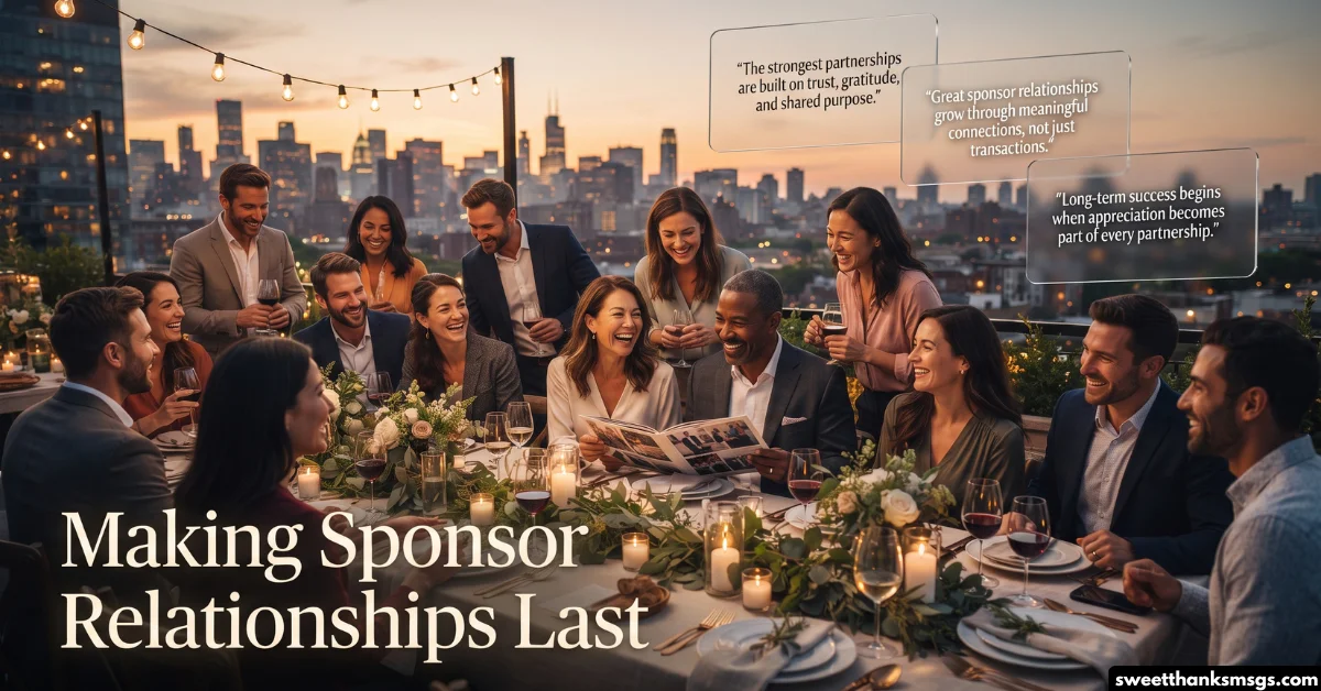 Making Sponsor Relationships Last