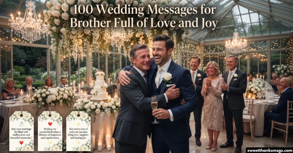100 Wedding Messages for Brother Full of Love and Joy 100 Wedding Messages for Brother Full of Love and Joy