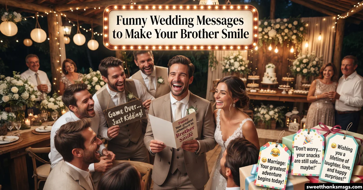 100 Wedding Messages for Brother Full of Love and Joy Funny Wedding Messages to Make Your Brother Smile