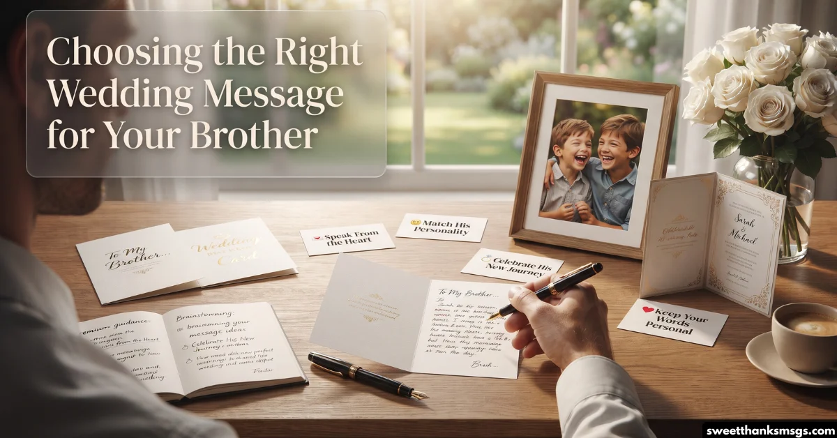 100 Wedding Messages for Brother Full of Love and Joy Choosing the Right Wedding Message for Your Brother