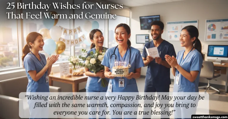 25 Birthday Wishes for Nurses That Feel Warm and Genuine