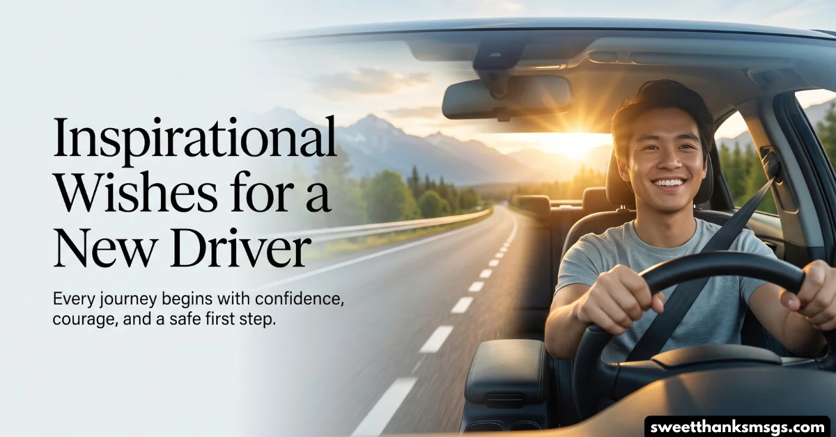 Inspirational Wishes for a New Driver