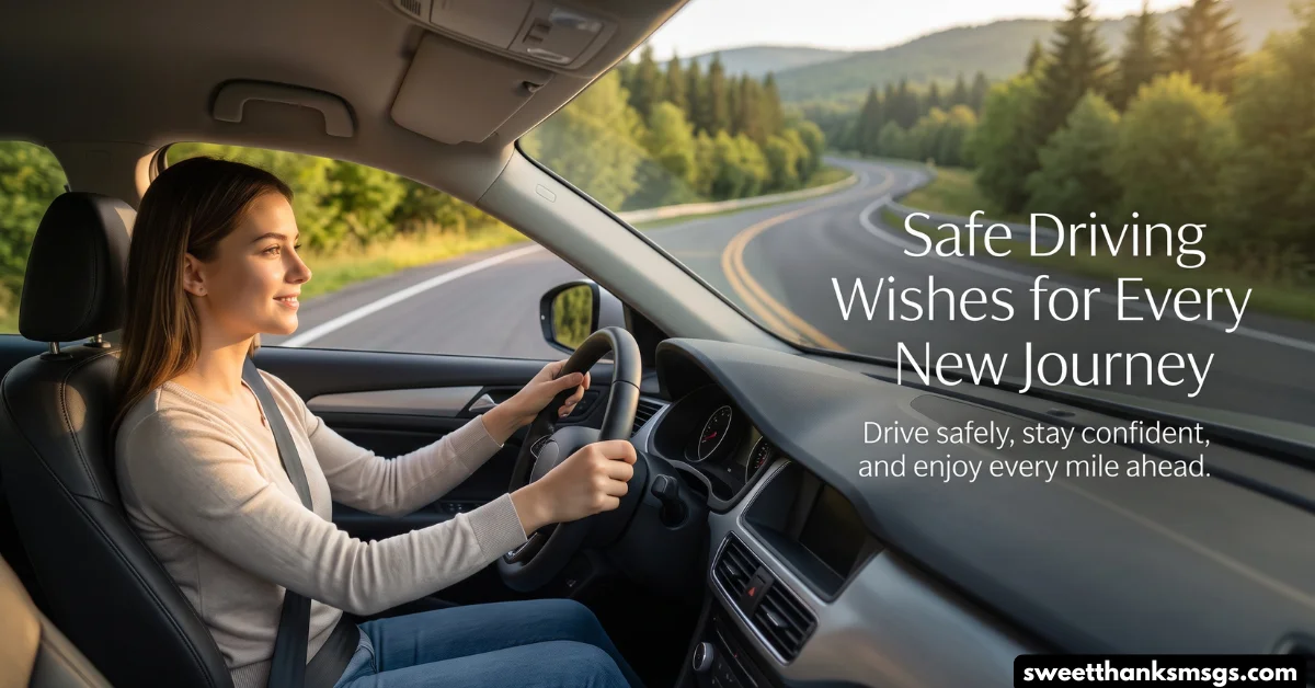 Safe Driving Wishes for Every New Journey