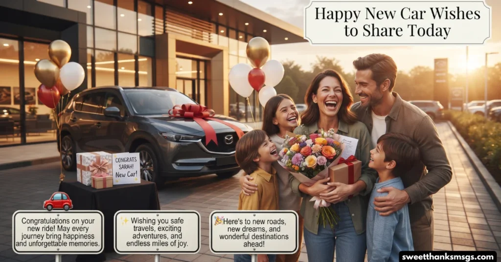 Happy New Car Wishes to Share Today Happy New Car Wishes to Share Today