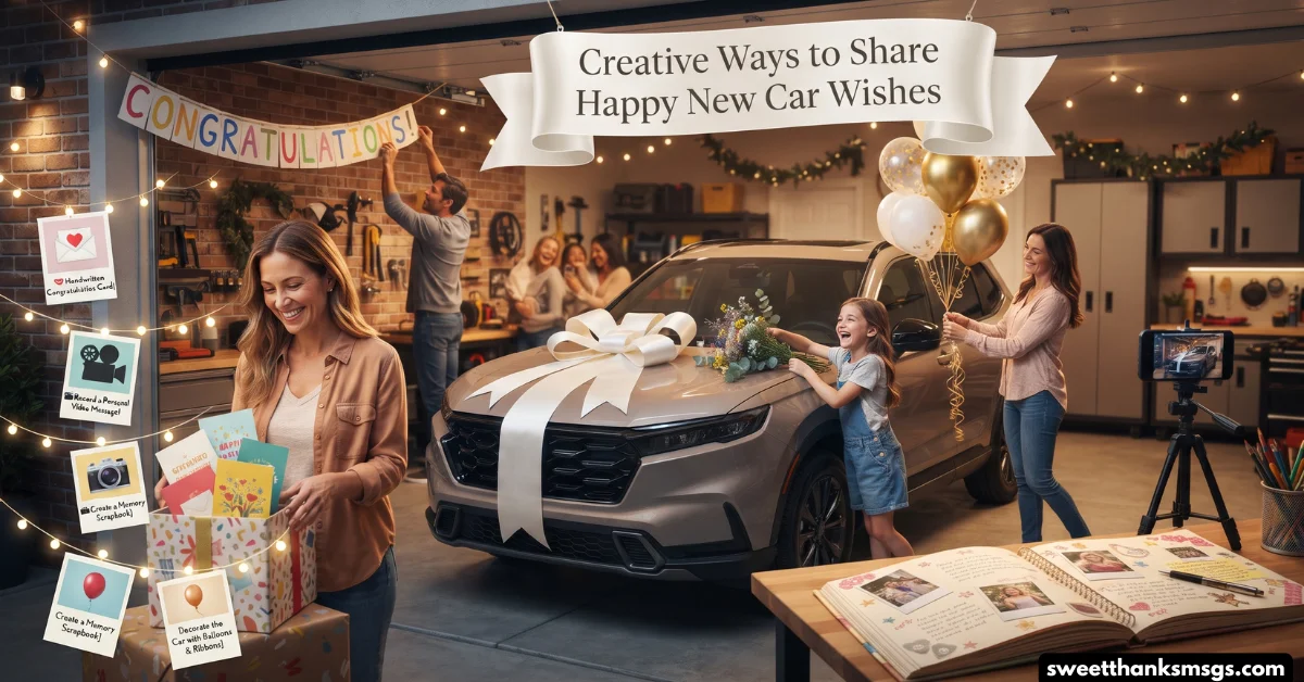 Creative Ways to Share Happy New Car Wishes