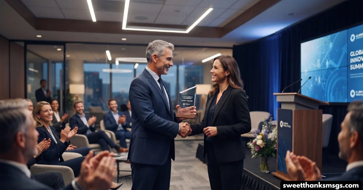 Professional Appreciation Messages for Business Events