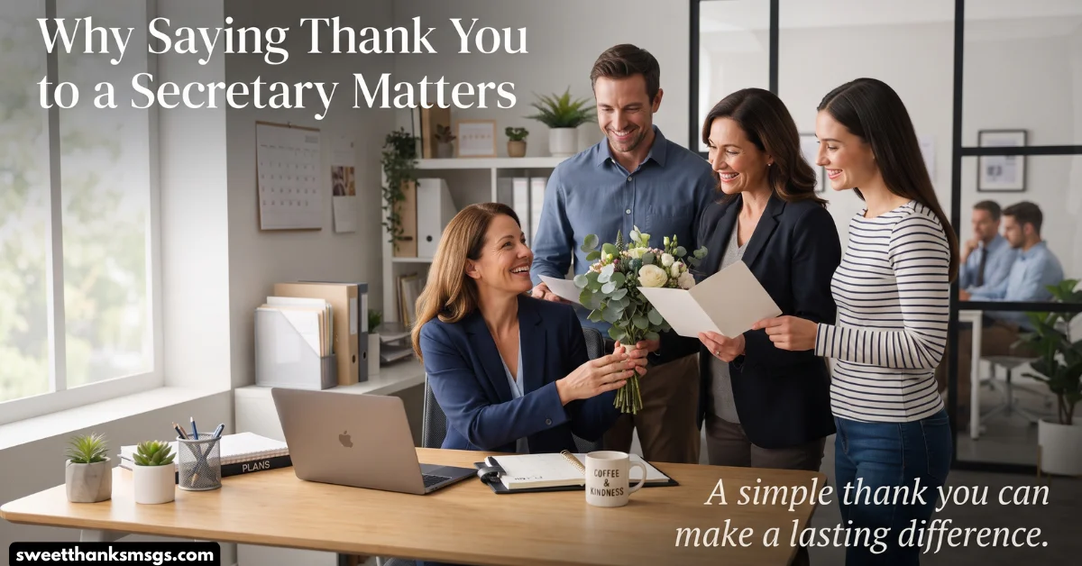 Why Saying Thank You to a Secretary Matters