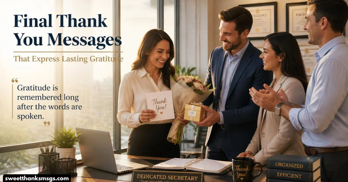 Final Thank You Messages That Express Lasting Gratitude