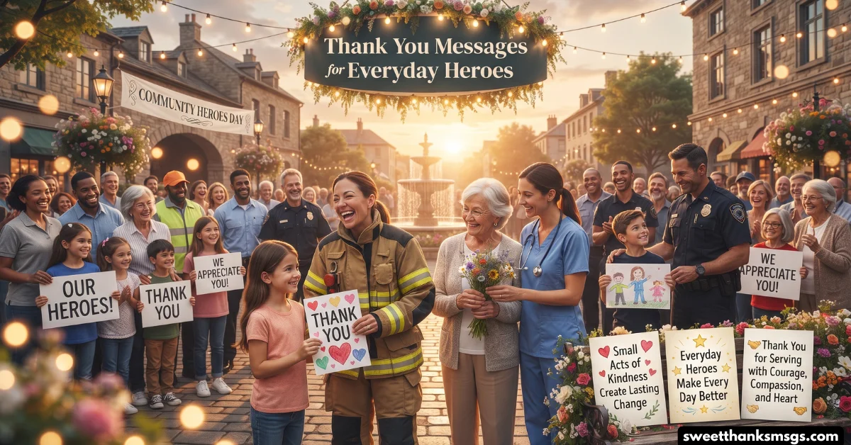 Thank You Messages for Everyday Heroes