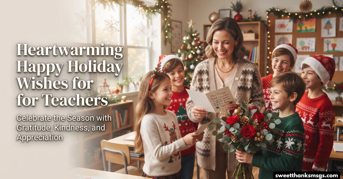 Heartwarming Happy Holiday Wishes for Teachers