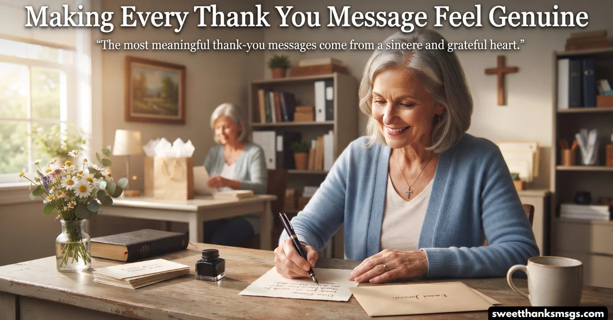 Making Every Thank You Message Feel Genuine