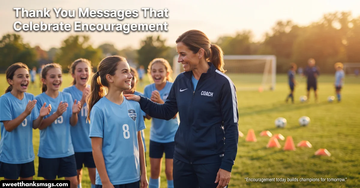 Thank You Messages That Celebrate Encouragement
