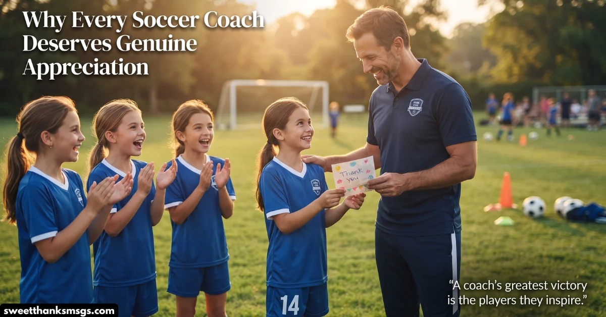 Why Every Soccer Coach Deserves Genuine Appreciation