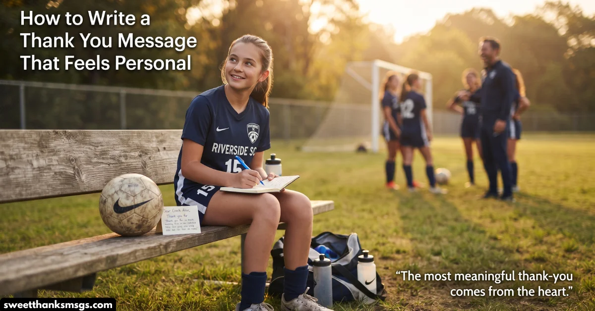 How to Write a Thank You Message That Feels Personal