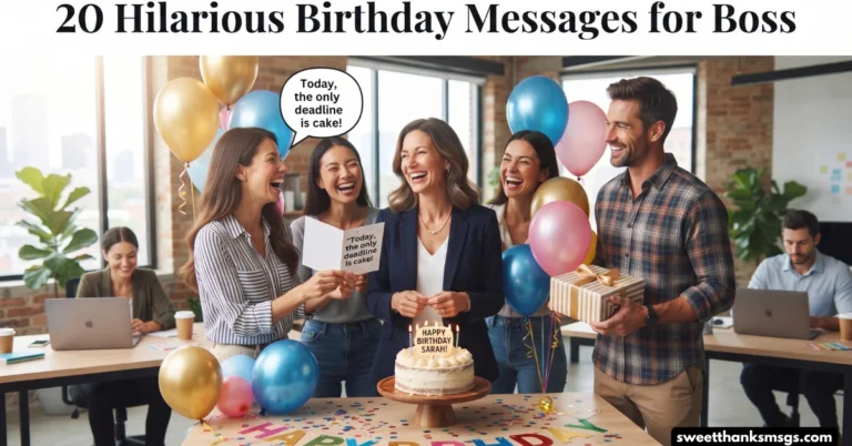 20 Hilarious Birthday Messages for Boss