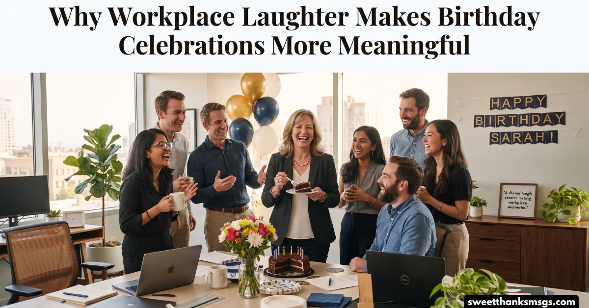 Why Workplace Laughter Makes Birthday Celebrations More Meaningful