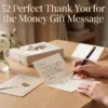 52 Perfect Thank You for the Money Gift Message