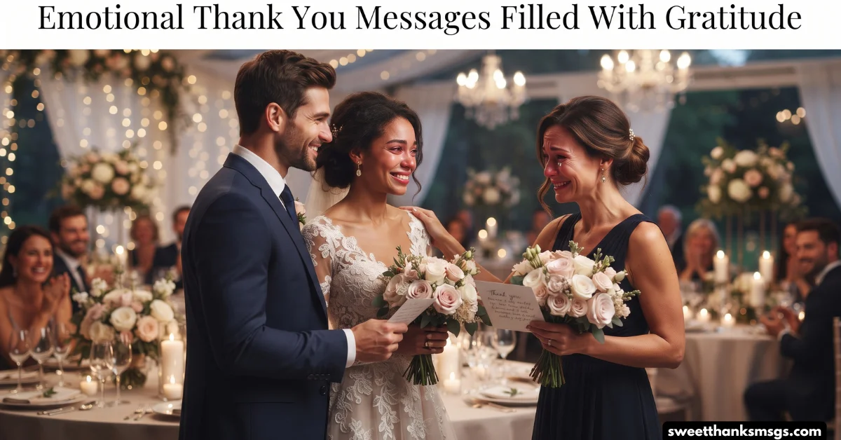 Emotional Thank You Messages Filled With Gratitude