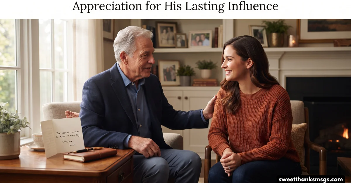 Appreciation for His Lasting Influence