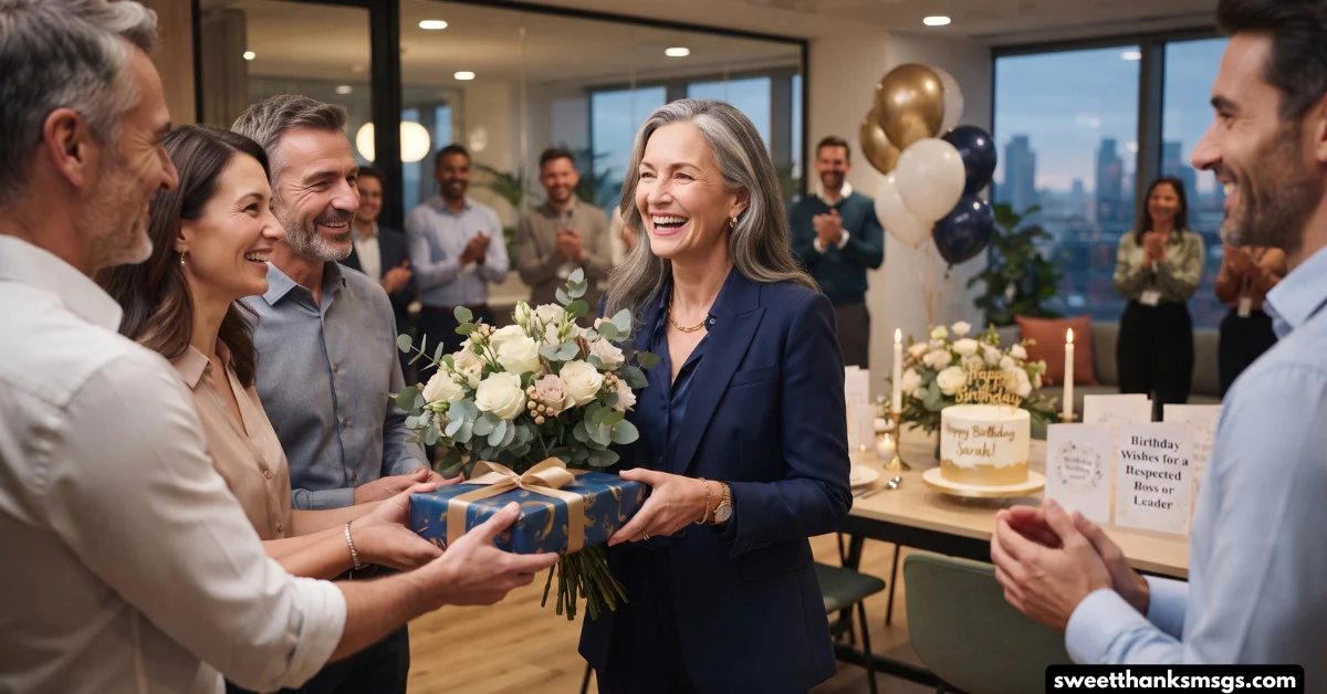 Birthday Wishes for a Respected Boss or Leader