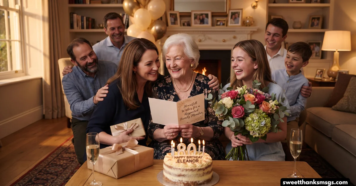 Heartfelt Wishes for a Respected Family Member