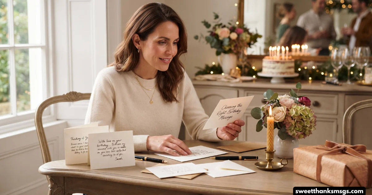 Choosing the Right Birthday Message