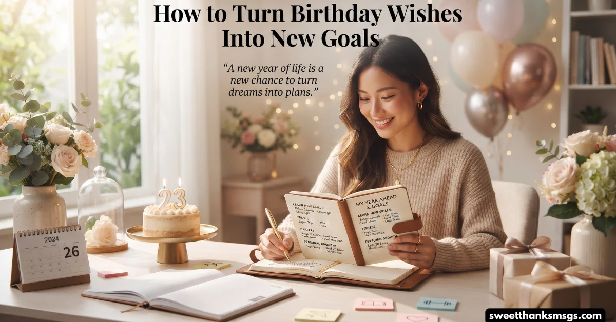 How to Turn Birthday Wishes Into New Goals