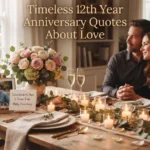 Timeless 12th Year Anniversary Quotes About Love