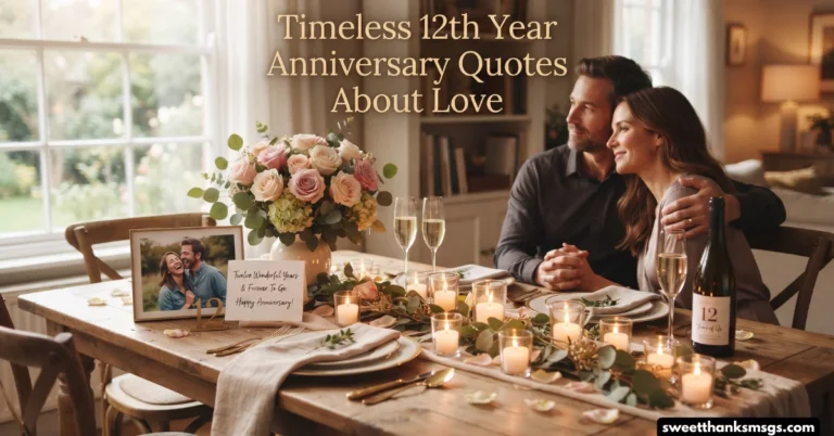 Timeless 12th Year Anniversary Quotes About Love