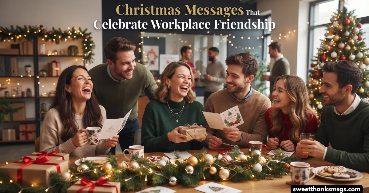 Christmas Messages That Celebrate Workplace Friendship