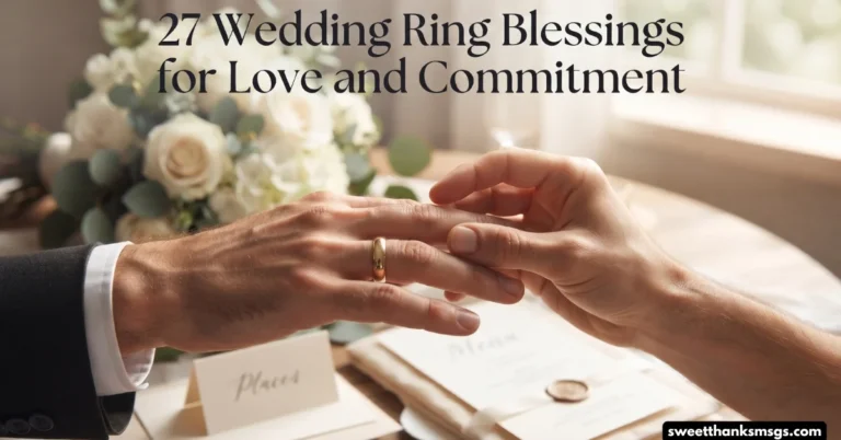 27 Wedding Ring Blessings for Love and Commitment