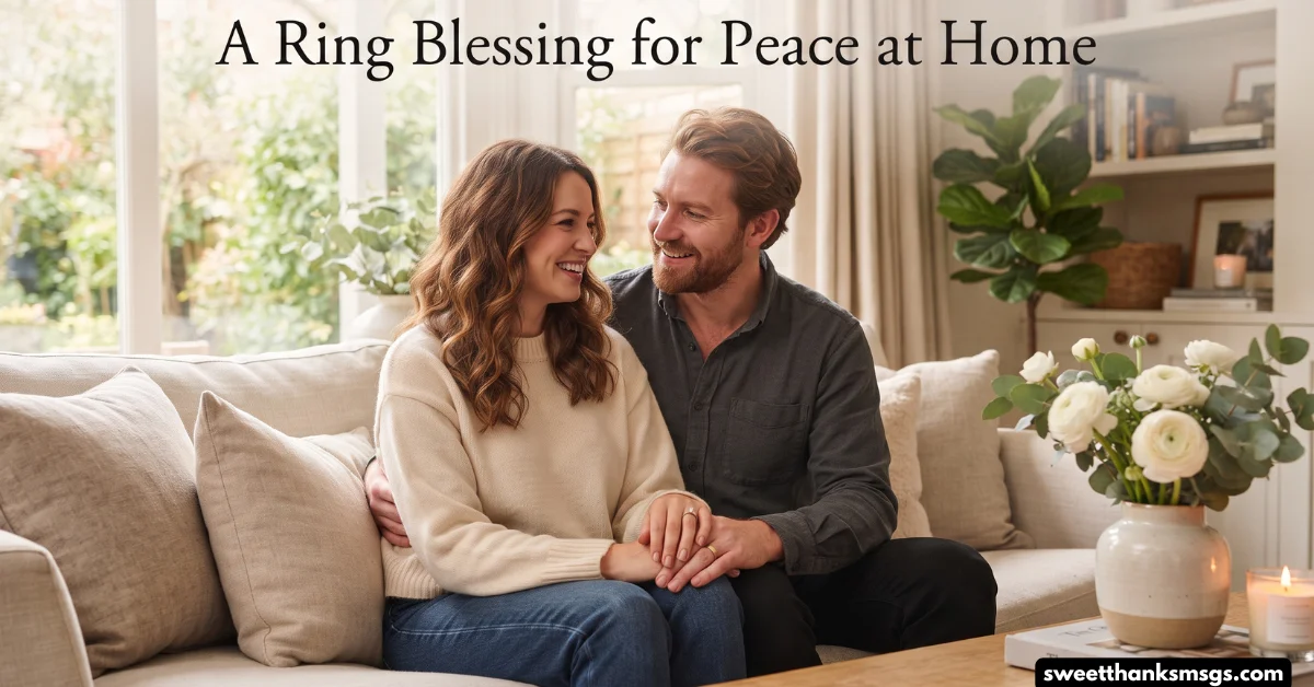 A Ring Blessing for Peace at Home