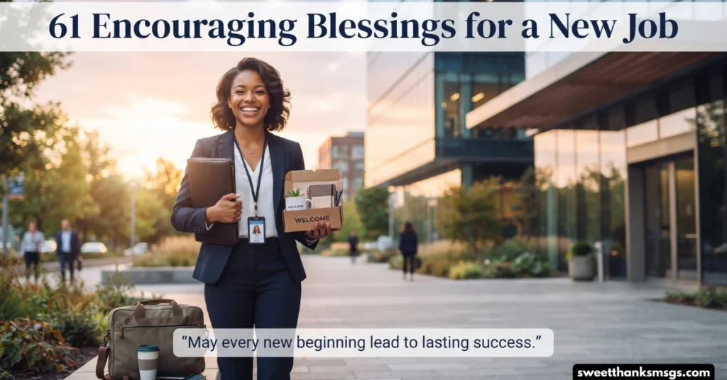 61 Encouraging Blessings for a New Job