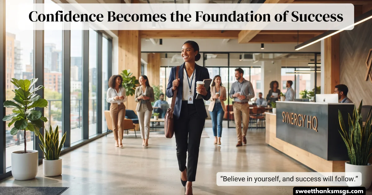 Confidence Becomes the Foundation of Success