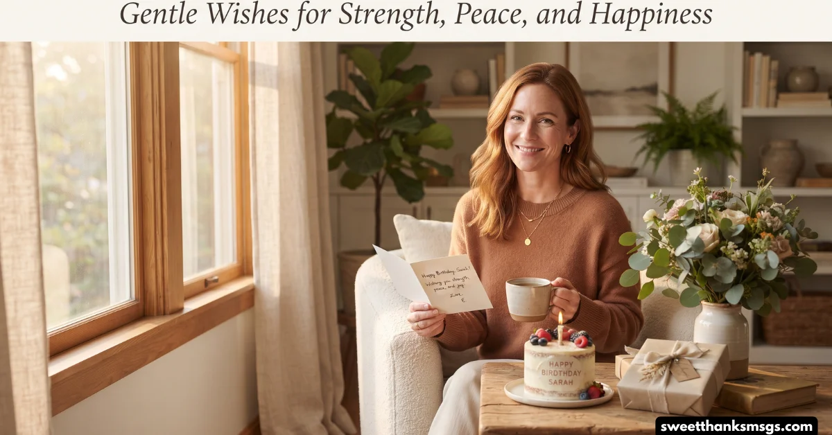 Gentle Wishes for Strength, Peace, and Happiness