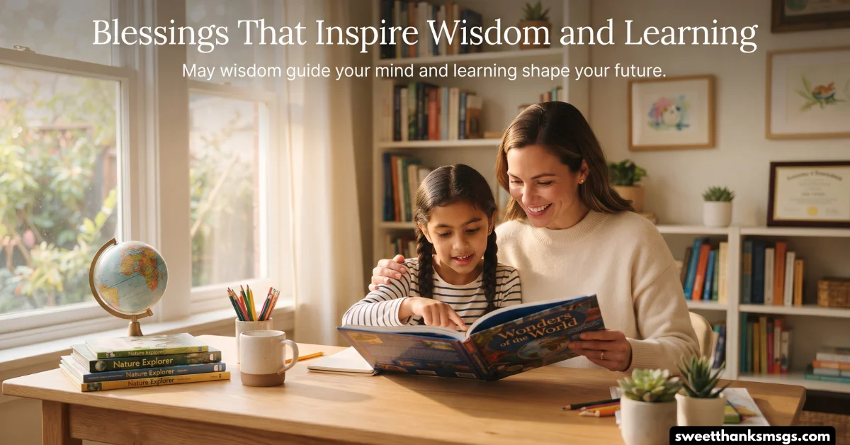 Blessings That Inspire Wisdom and Learning