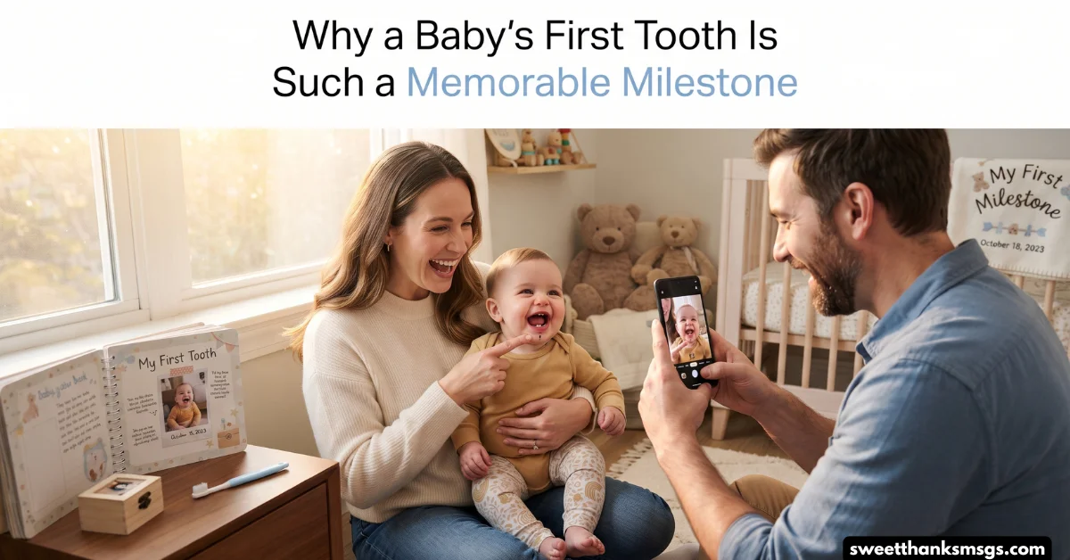 Why a Baby's First Tooth Is Such a Memorable Milestone