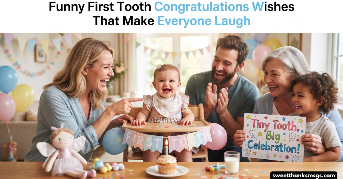 Funny First Tooth Congratulations Wishes That Make Everyone Laugh