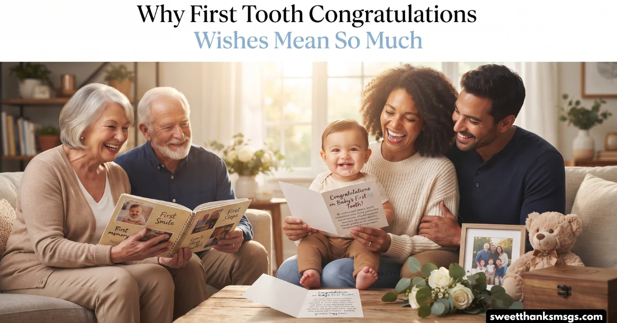 Why First Tooth Congratulations Wishes Mean So Much