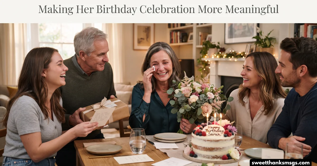 Making Her Birthday Celebration More Meaningful
