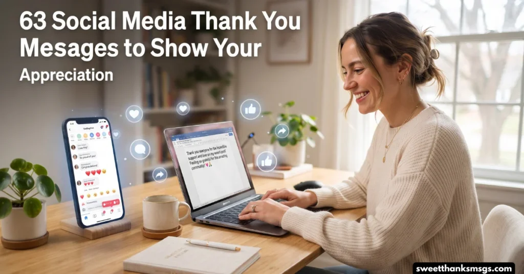 63 Social Media Thank You Messages to Show Your Appreciation