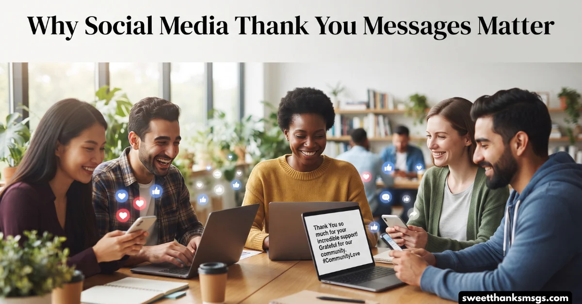 Why Social Media Thank You Messages Matter