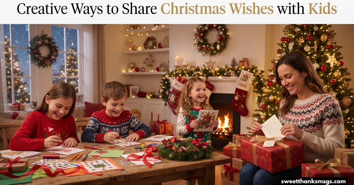 Creative Ways to Share Christmas Wishes with Kids