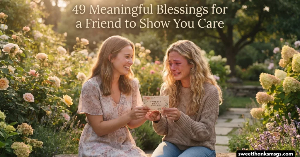 49 Meaningful Blessings for a Friend to Show You Care