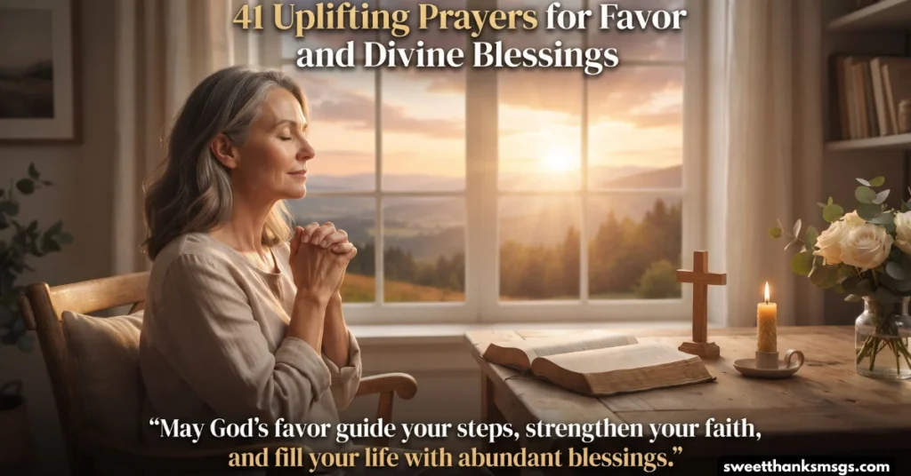 41 Uplifting Prayers for Favor and Divine Blessings
