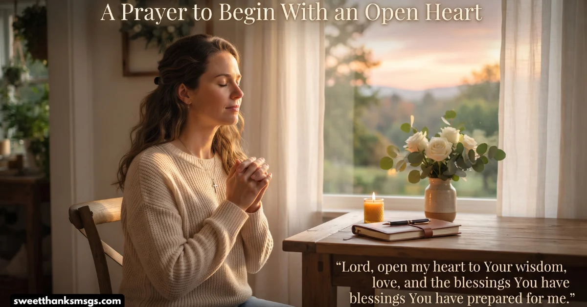 A Prayer to Begin With an Open Heart