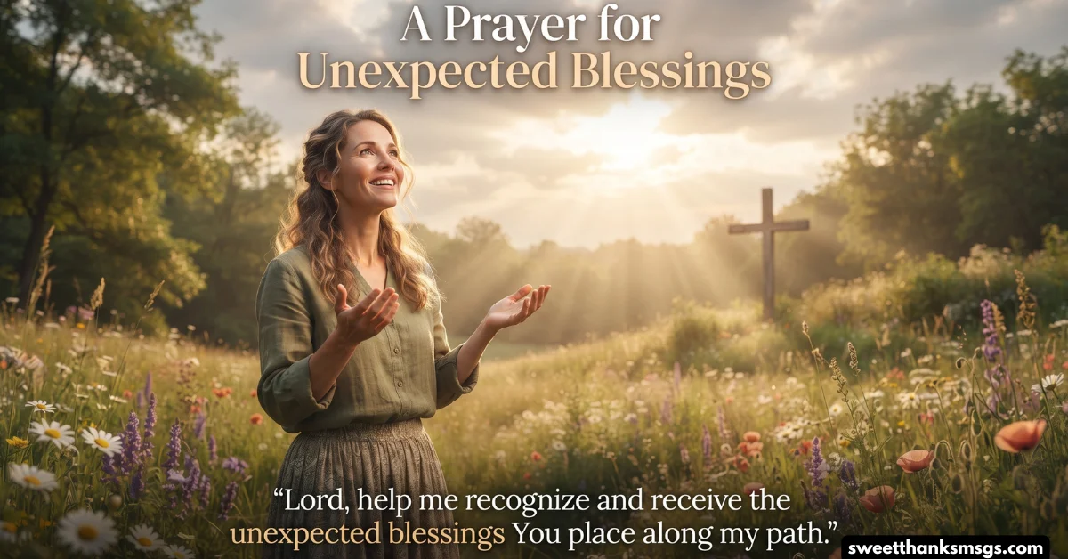 A Prayer for Unexpected Blessings